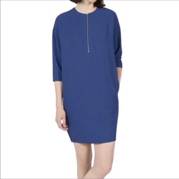 Everlane Dresses & Skirts - Everlane navy blue zipper shift dress